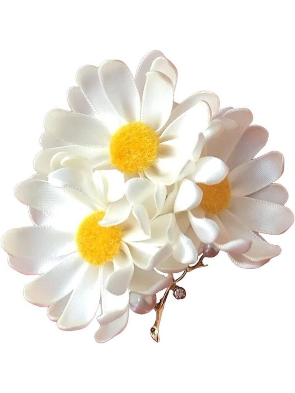 Handmade Floral Flower Cluster Brooch Pin | Perfect Gift for Her, Mom